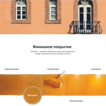 Краска Marshall AKRIKOR силикон-акриловая фасадная матовая BW 2,5л