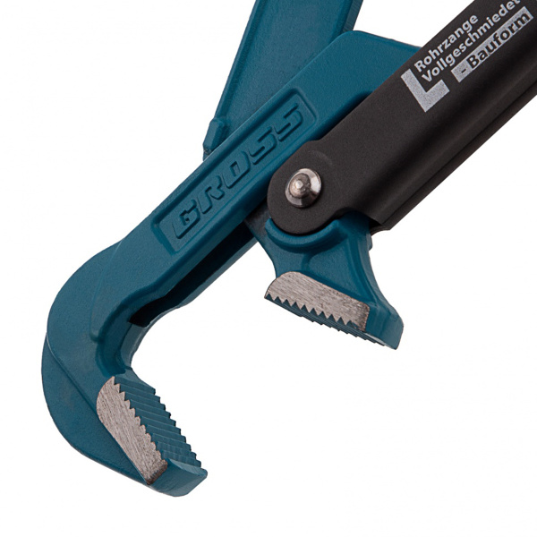 Ключ трубный рычажный, №2, 1,5", цельнокованый, CrV, тип - "L"// Gross