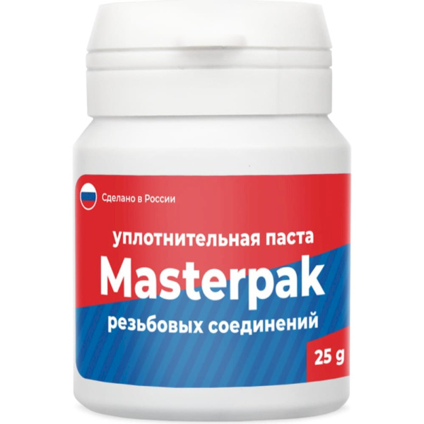 Паста уплотнительная (вода, пар, 25 г) Masterpak, туба