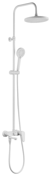 Душевая система со смесителем для ванны, белый ESKO Kazan White ST225KZW