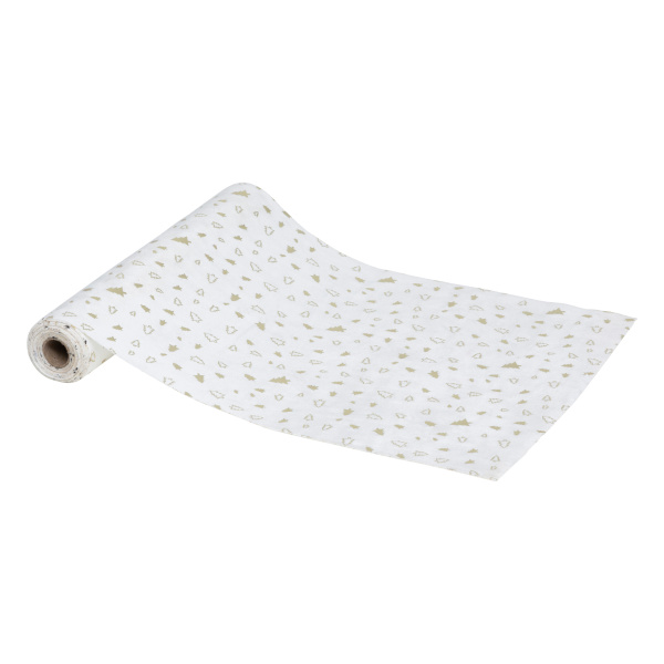 Дорожка сервировочная Atmosphera 28х300 см белая ель 199270