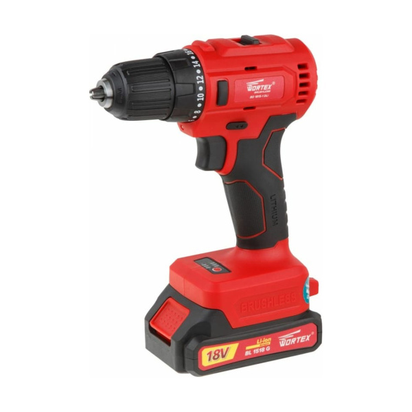 Дрель-шуруповерт аккум. WORTEX BD 1815-1 DLi в чем. ALL1, арт.BD18151DLi0029