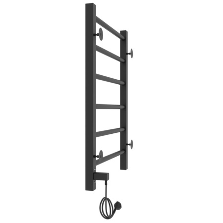 Полотенцесушитель Ларис Феличия ЧКЧ6 400х600 электро (Черный Муар) Правое подключение