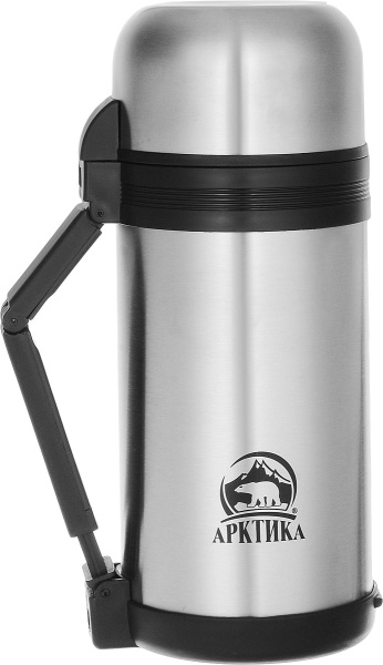Термос Арктика 201-1200 вакуумный универсальный 1200 мл серебристый Термос Арктика 201-1200 вакуумный универсальный 1200 мл серебристый