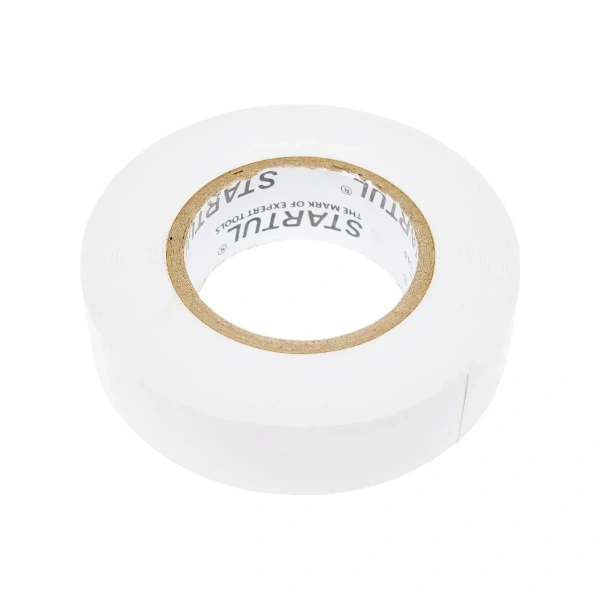 Изолента ПВХ 18ммх20м белая STARTUL PROFI (ST9046-6), арт.ST9046-6