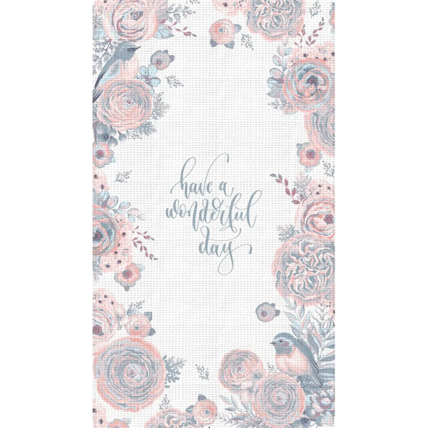 Полотенце Verossa вафельное 40х70 см Птички серые Вид 3