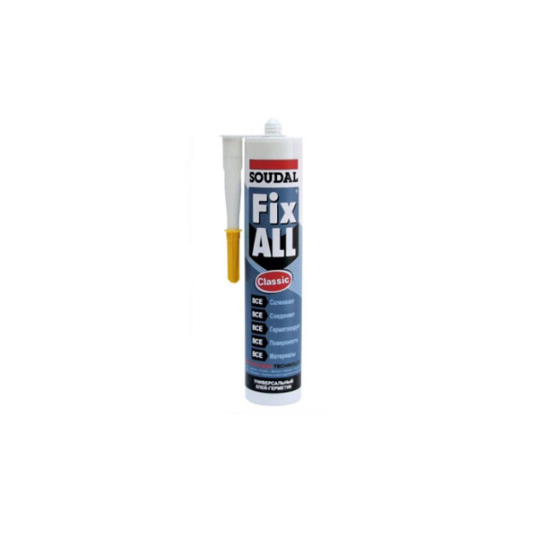Клей-герметик Fix ALL Flexi белый 290мл Soudal 117383