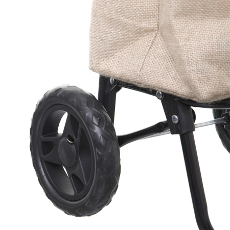 Сумка на колесах 5Five джутовая 157393