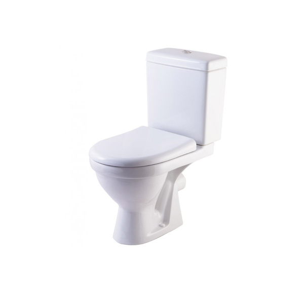 Унитаз-компакт Rosa "НЕРО" Люкс белый арт.NERL01K