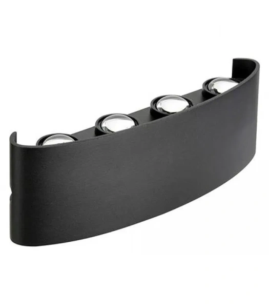 Светильник LED HOROZ 076-039-0008 IP65 8W BLACK 4200K 85-265V PROTON-8