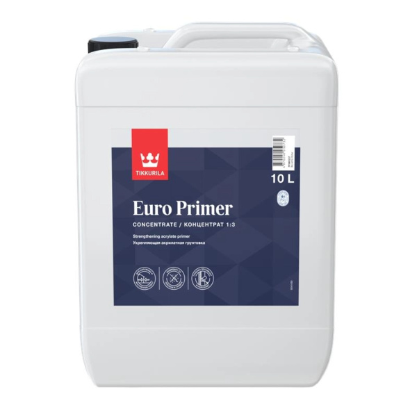 Грунт Euro Ground акрилатный, (EuroPrimer),10л