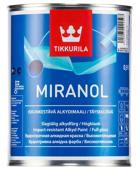 Эмаль тиксотроп. MIRANOL C в/гл 0,9л