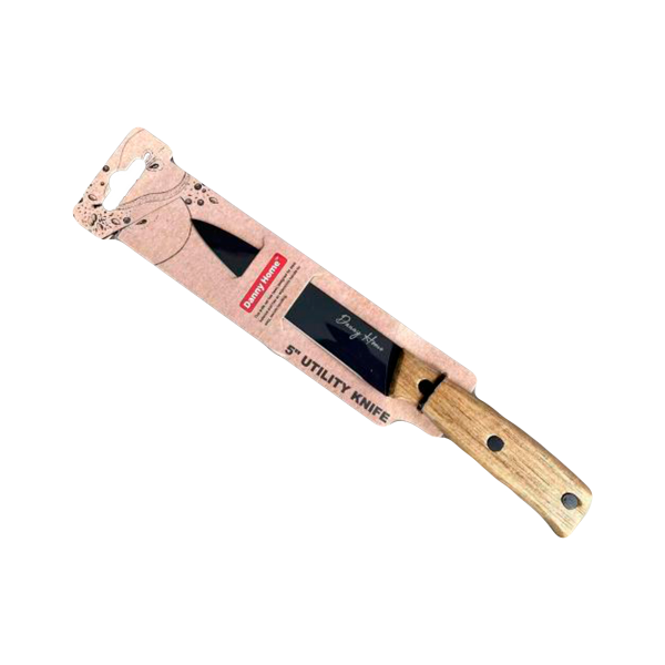 Нож универсальный DH Black 23 см нерж сталь деревянная ручка DH3625