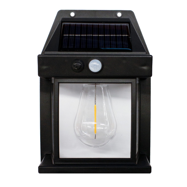 Светильник светодиодный WXH-BK888  настенный черный 1800 мА 3 Вт (зарядка от солнечной батареи)