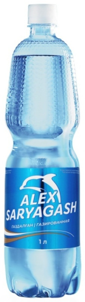 Вода Alex Saryagash газированная 1л