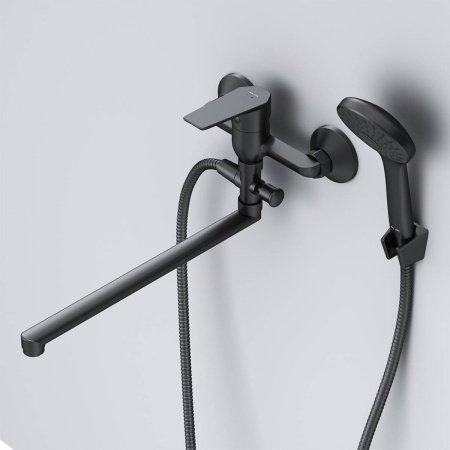 Смеситель в/д AM.PM F90A90122 Gem, излив 350 мм, черн,