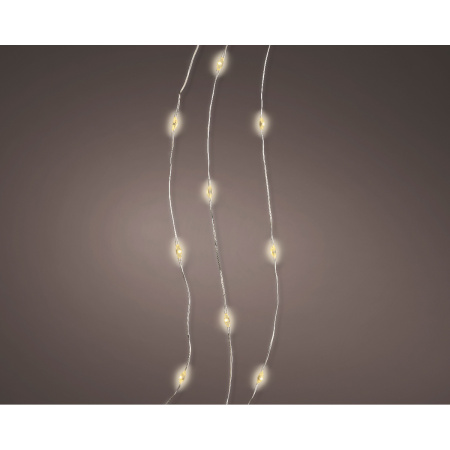 Микрогирлянда Lumineo LED Капелька 45 см на батарейке CR2032 (в кпл.не входит)482375 Kmg