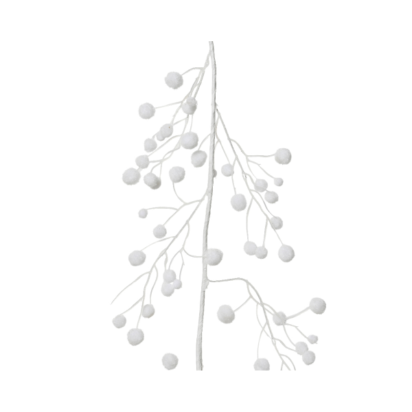 Гирлянда искусственная Kaemingk снежная, белая 130х12х5 см 474027