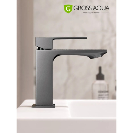 Смеситель д/р GROSS AQUA 6210880GM Грани (Edge)
