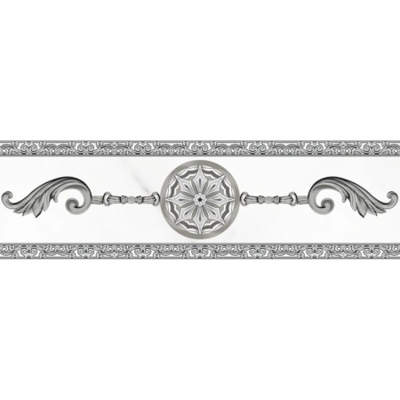 Бордюр арт. 222901 Crystal бел. 7х20 толщ.8 мм