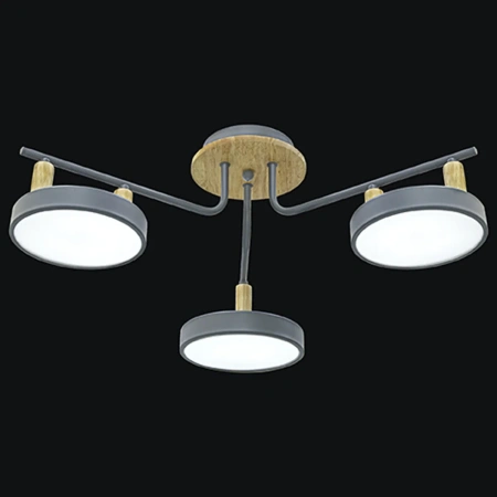 Люстра "Галактика" 1038860 ф600х210 серый LED 50W К008572