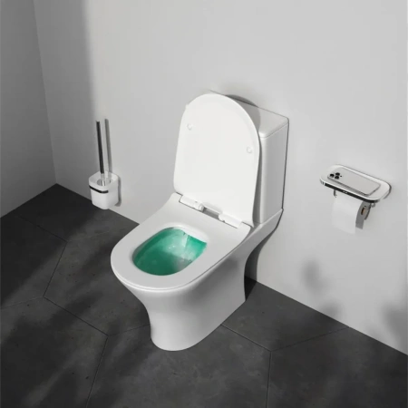 Унитаз компакт AM.PM C748600SC Sense безободковый с сид микролифт