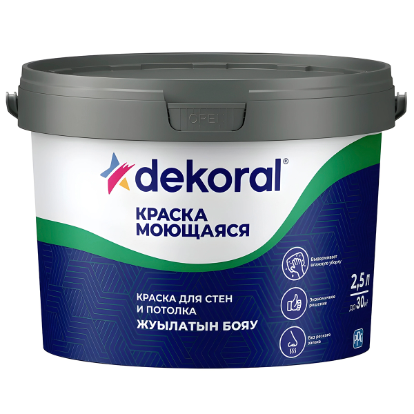 Dekoral Краска Моющаяся AP 2,5л Dekoral Краска Моющаяся AP 2,5л