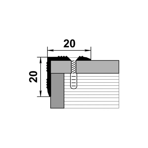Профиль угловой ПУ 05-1.1350.089