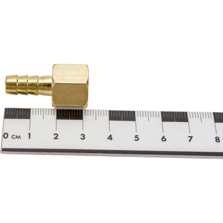 Соединение внутр. резьба 1/4" х елочка 8 мм (латунь) ECO