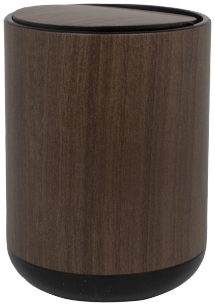 Контейнер для мусора с вращающейся крышкой 15л дизайн дерево Z243-8113 CN