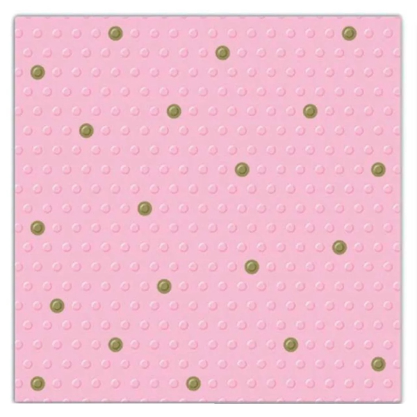 Салфетки бумажные PAW 3-х слойные 33х33 см уп.20 шт Точки золотые SDL200049