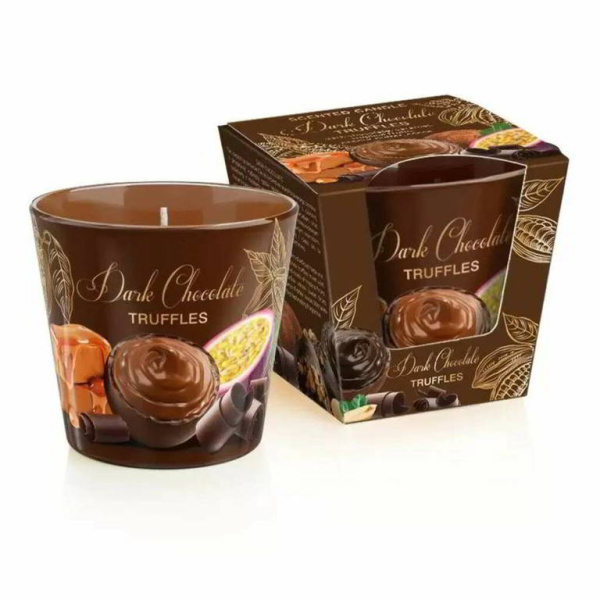 Аромасвеча BARTEK в стакане Шоколадный рай 115 гр