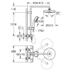 Душевая система GROHE Tempesta Cosmopolitan 210 27922001