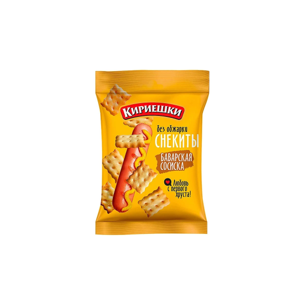 Крекер Кириешки Снекиты 60г Баварская сосиска КА