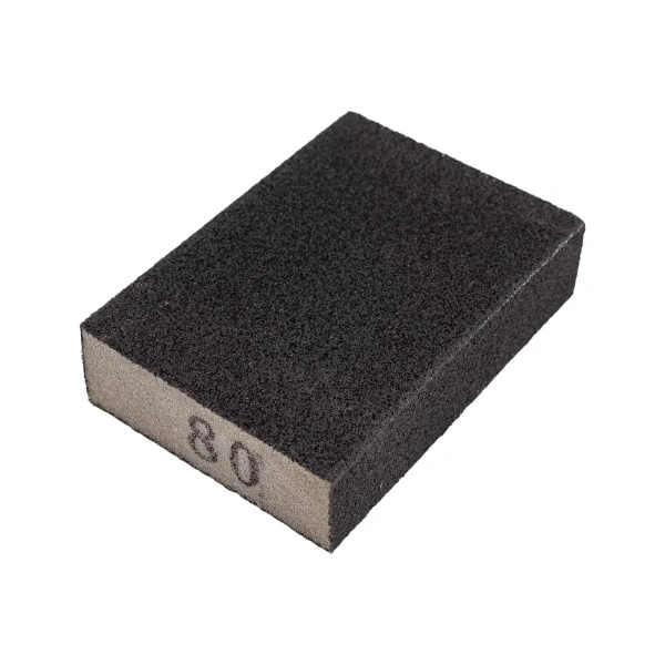 Губка абразивная 100х70х25мм Р80 GEPARD (GP5012-80), арт.GP5012-80