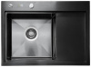 Мойка врезная SMARTECH-780*480*225 Чёрный