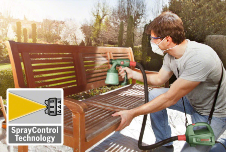 Краскопульт Bosch PFS 2000, 440 Вт, 200 мл/мин, 0.8 л