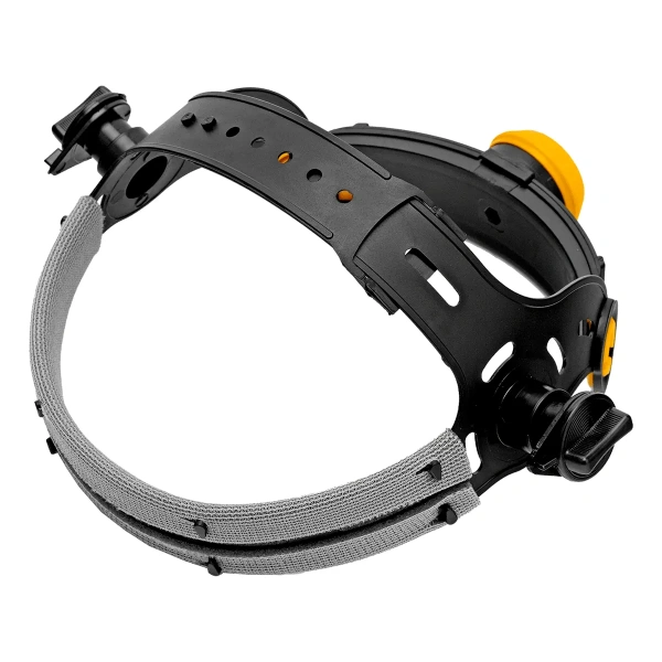 Щиток защитный лицевой с сеткой "СВОНА" НС-01 "ЛЮКС", плавная регулировка храповик// Denzel