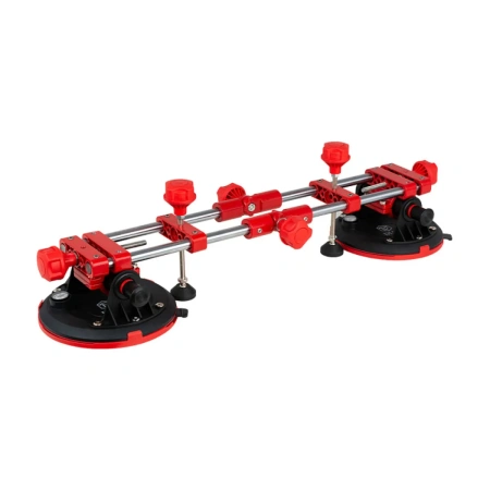 Присоска вакуумная угловая с датчиком давления (манометром) P625A, 200 мм, 140 кг, Shijing