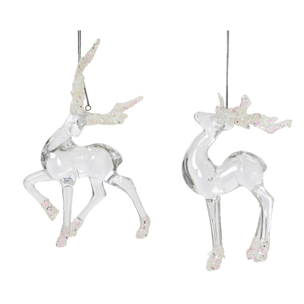 Фигурка декоративная Kaemingk Олень подвесная 2 вида в ассортименте 705210