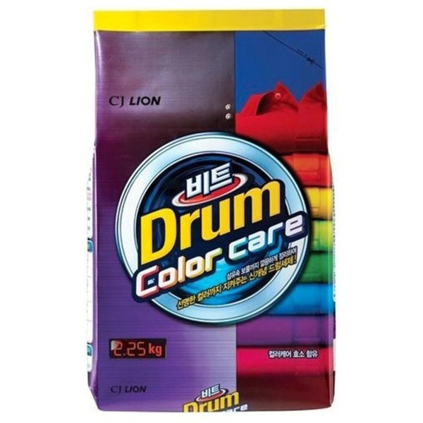 Порошок стиральный CJ LION Beat Drum Color Care для цветного белья 2,25 кг мягкая упаковка Порошок стиральный CJ LION Beat Drum Color Care для цветного белья 2,25 кг мягкая упаковка