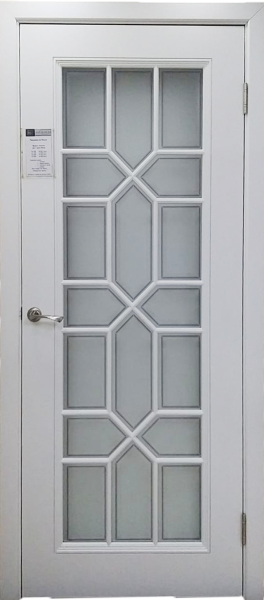 Дверное полотно Смальта 15 эмаль белая ПО 90