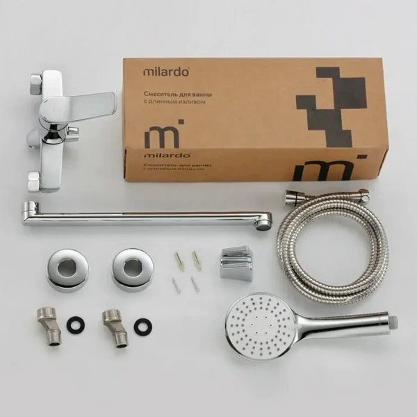 Смеситель в/д Milardo Enjoy, ENJSB00M10  с длинным изливом Смеситель в/д Milardo Enjoy, ENJSB00M10  с длинным изливом