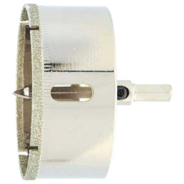 Сверло по керамической плитке и стеклу, 65 х 55 мм, 6 гр.хв-к, с центр. сверлом// Сибртех