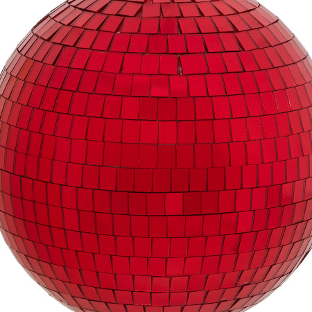 Шар елочный Atmosphera 20 см зеркальный красный 207790