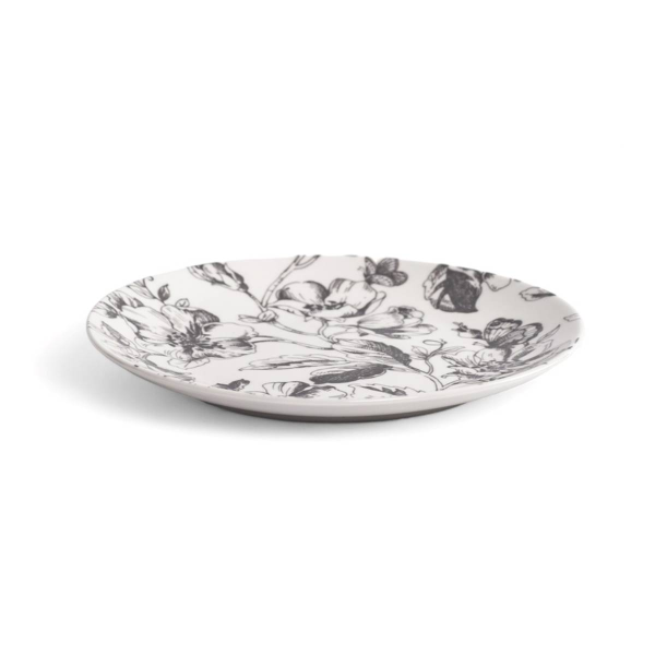 Тарелка десертная CRYSTAR BOTANICA серый 19см CND012