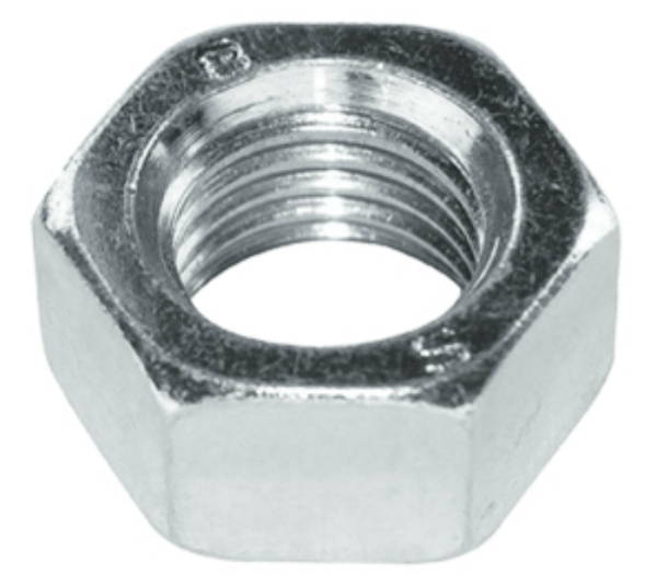 Гайка М4 шестигр., цинк, кл.пр. 5.8, DIN 934 (50 шт в зип-локе) STARFIX