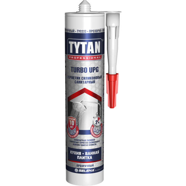 TYTAN герметик силиконовый санитарный UPG TURBO белый, 280 мл TYTAN герметик силиконовый санитарный UPG TURBO белый, 280 мл
