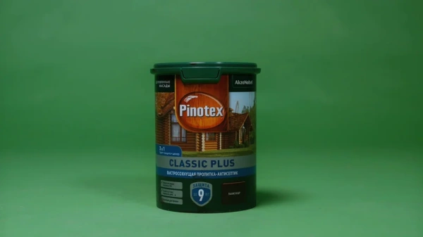 Пропитка-антисептик Pinotex Classic Plus 3 в 1 Скандинавский серый 0,9л (новый)