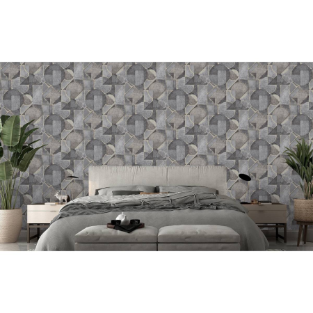 Обои Ateliero 88194-15 Cubus винил горячего тиснения на флиз. Основе (10,05*1,06)(6)